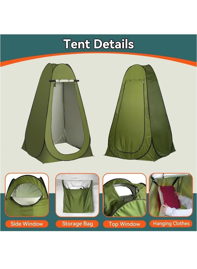 خيمة خصوصية متنقلة للحمّام والدش – للتخييم والسفر - Image 3